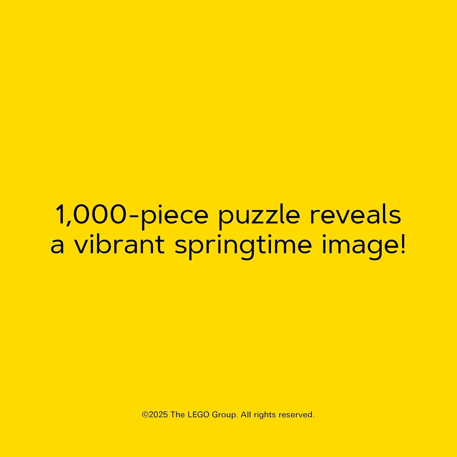 Puzzle de podea, 1000 piese - Butterflies & Blooms - LEGO