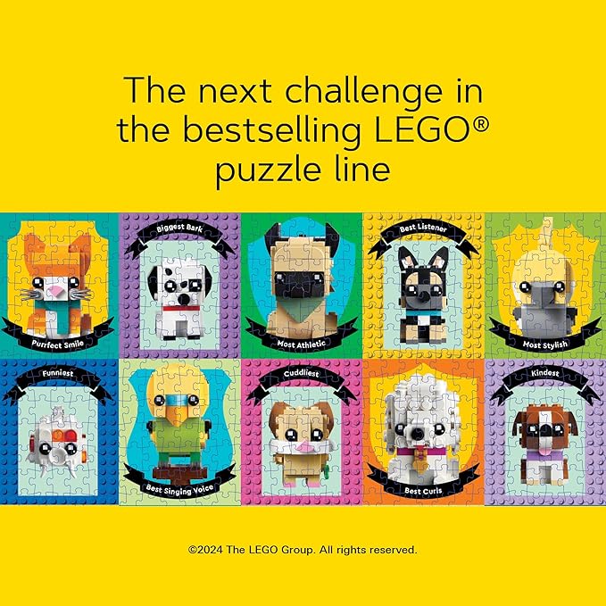 Puzzle de podea, 1000 piese - Pet Pals - LEGO