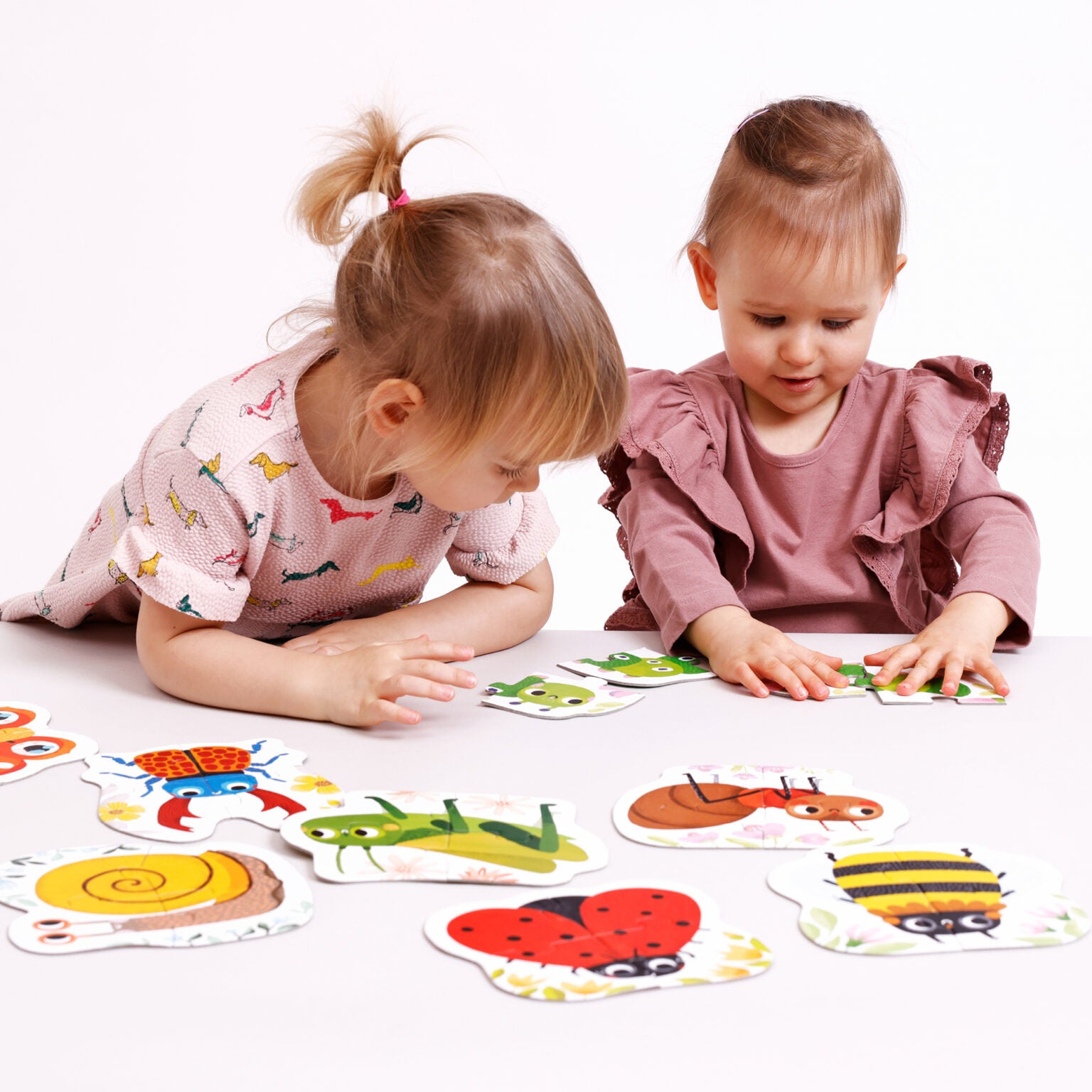Puzzle progresiv, 8 in 1 - Tiny Creatures - Banana Panda