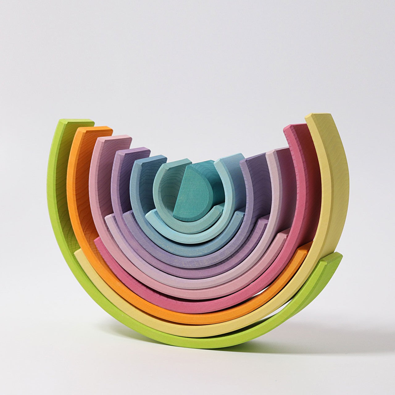 Curcubeu mare, 12 piese - Pastel - Grimm&