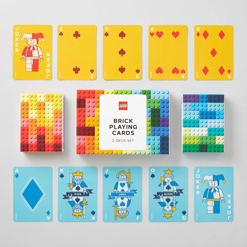 Carti de joc, 2 pachete - Brick Cards - LEGO