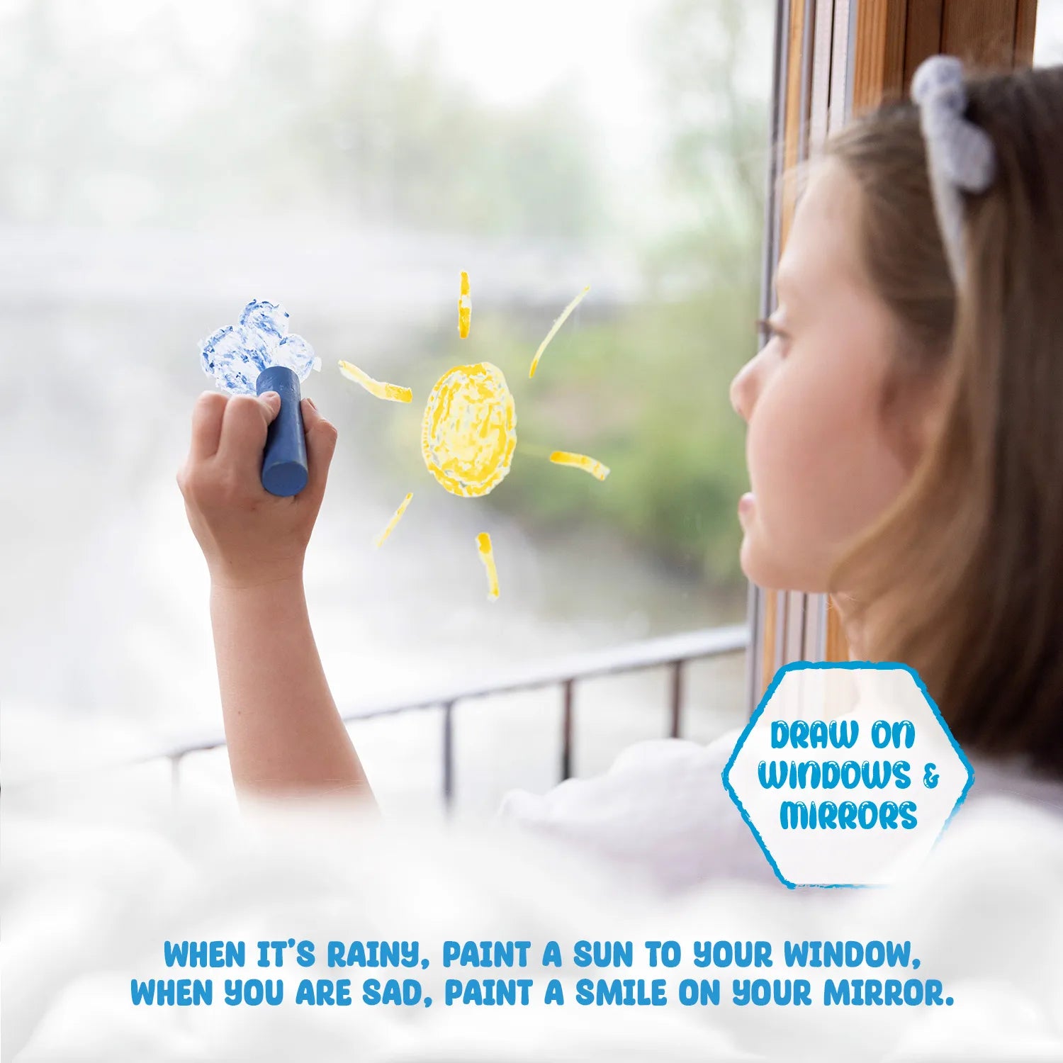 Creioane pentru baie din ceara de albine, 7 culori – Bathtub Crayons - Medenka