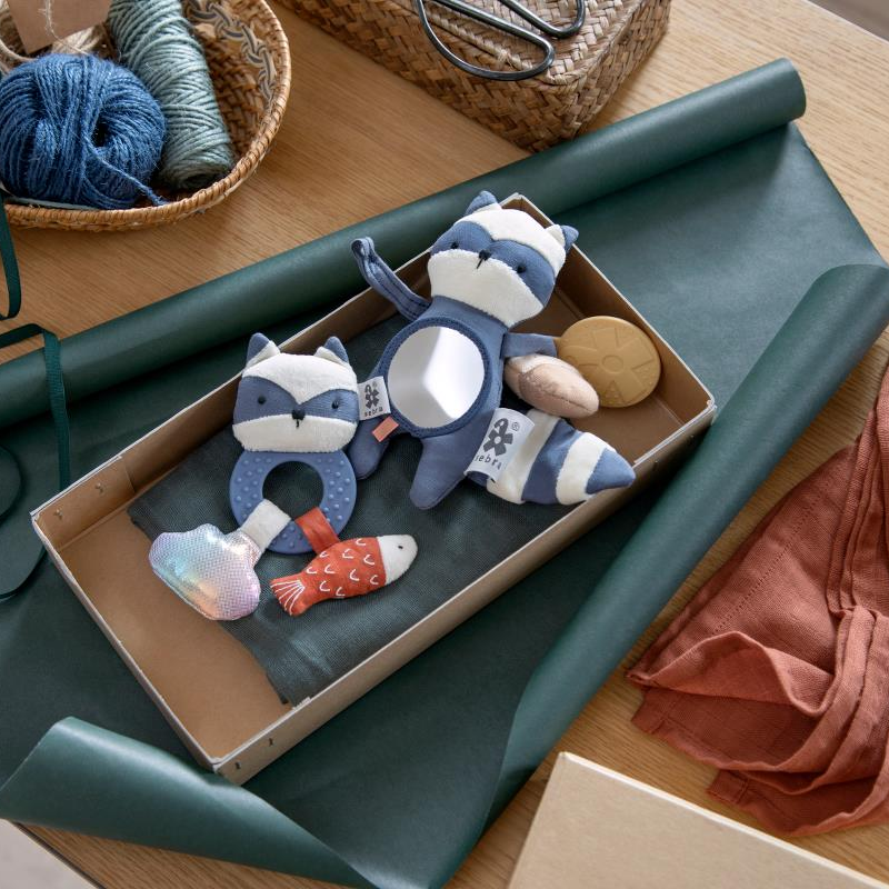 Jucarie senzoriala, mini - Ratonul Rebel - Sebra