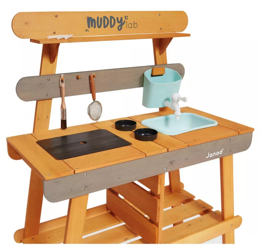 Bucatarie de exterior, 10 accesorii - Muddy Lab - Janod
