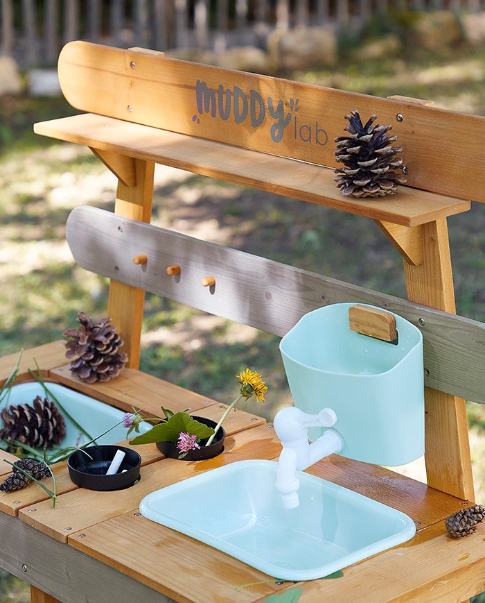 Bucatarie de exterior, 10 accesorii - Muddy Lab - Janod