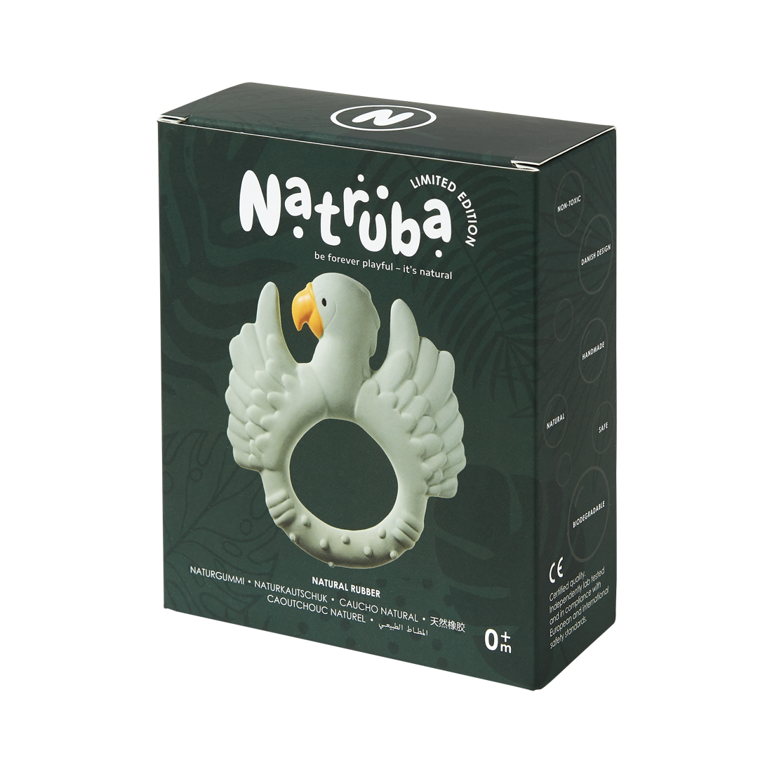 Jucarie pentru dentitie - Papagal Green - Natruba