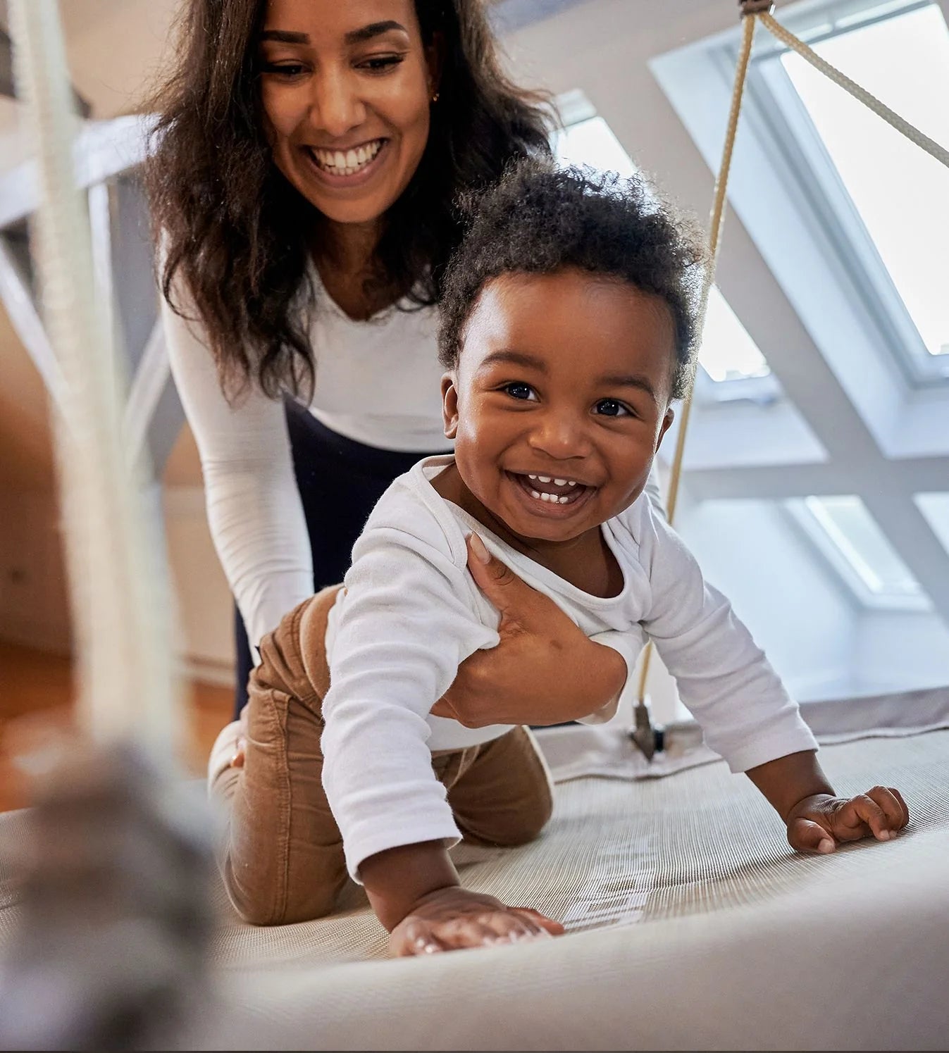 Leagan cuib, Ø 90 cm - Sand - HUDORA