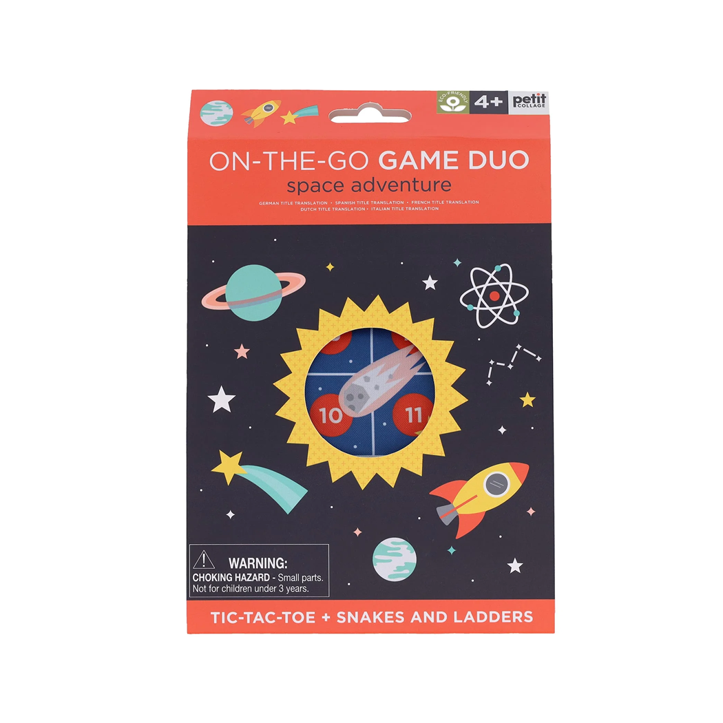 Joc interactiv On-the-Go, 2 in 1 - Space Adventure - Petit Collage