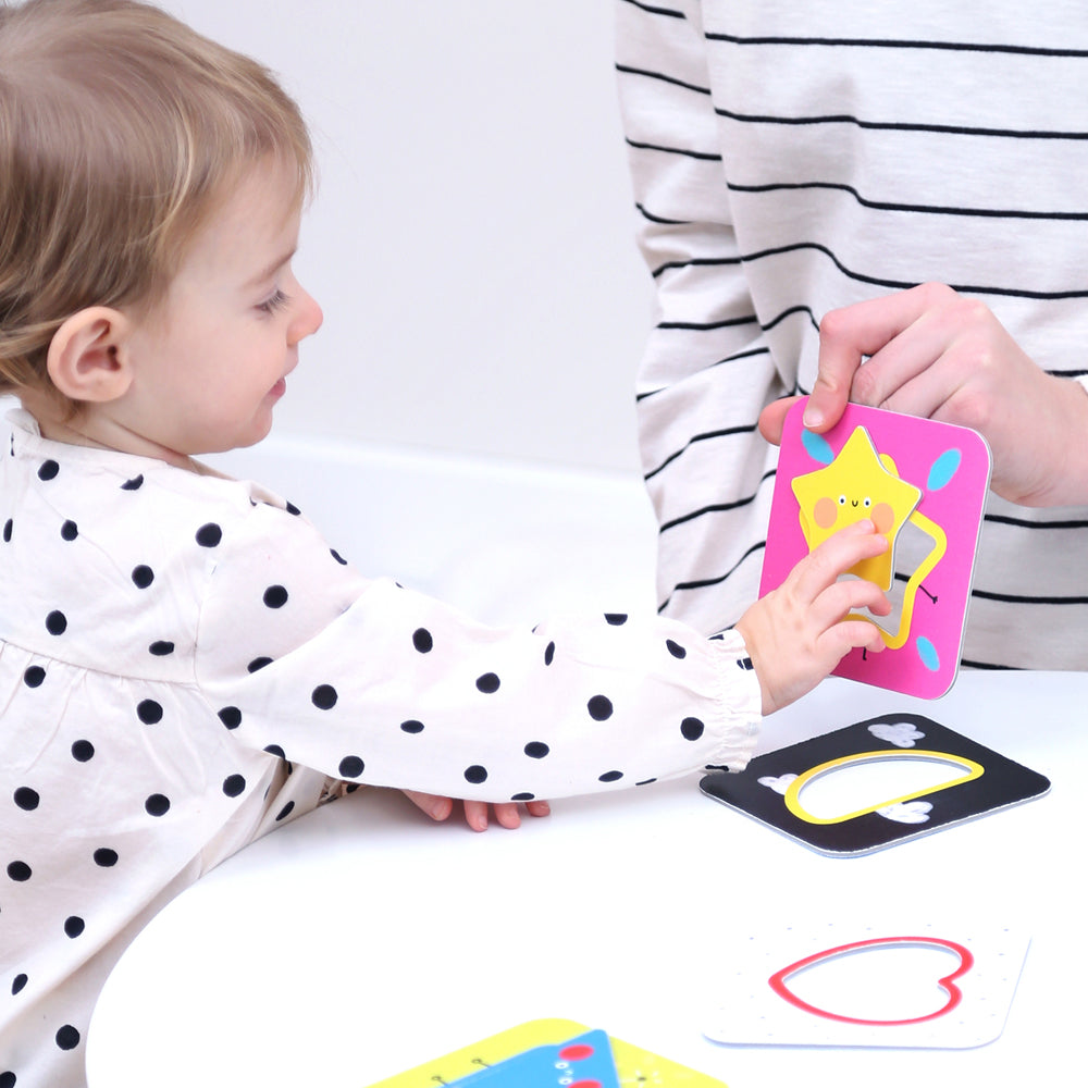 Puzzle On-the-Go, 8 in 1 - Descopera formele - Banana Panda