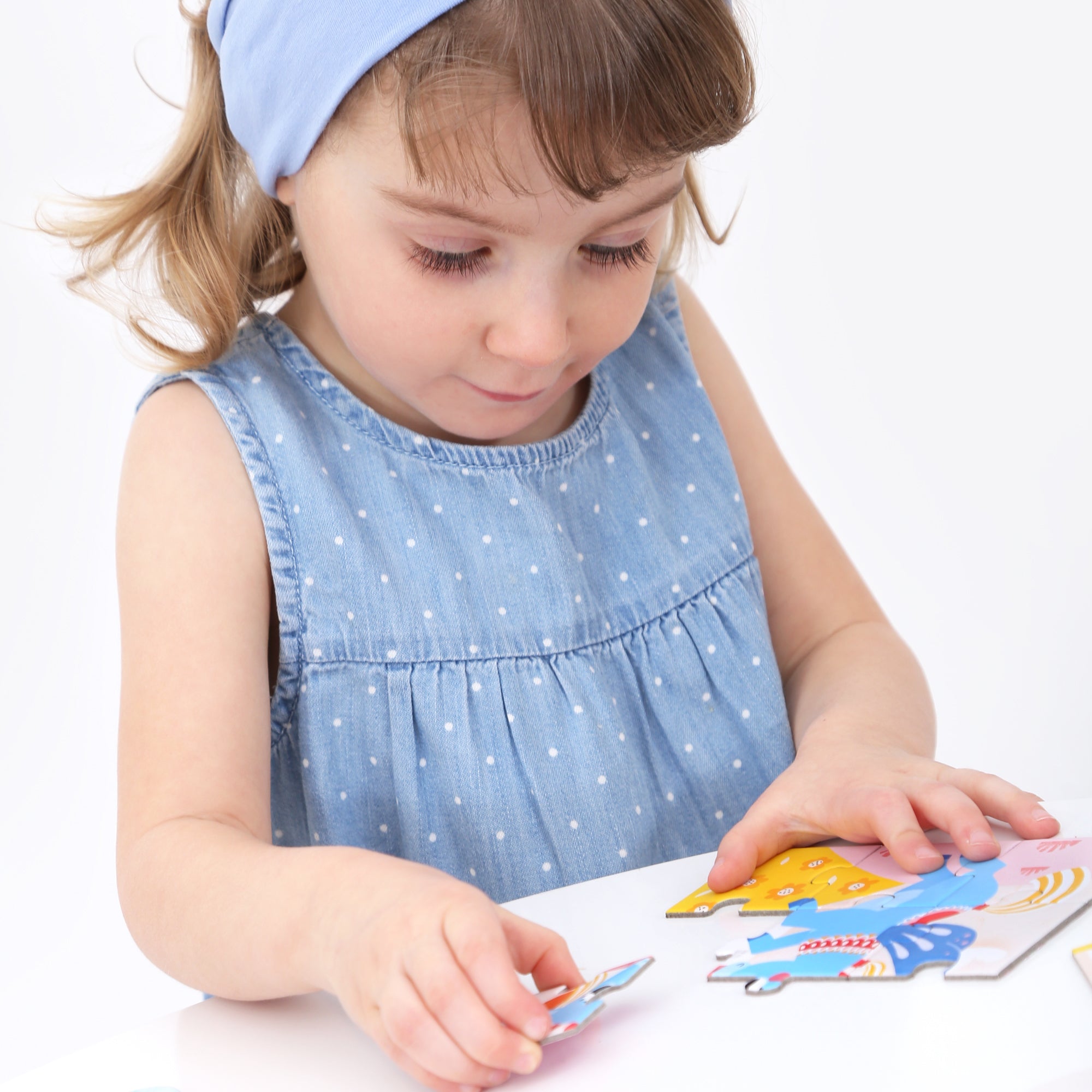 Puzzle On-the-Go, 5 in 1 - Unicorni - Banana Panda