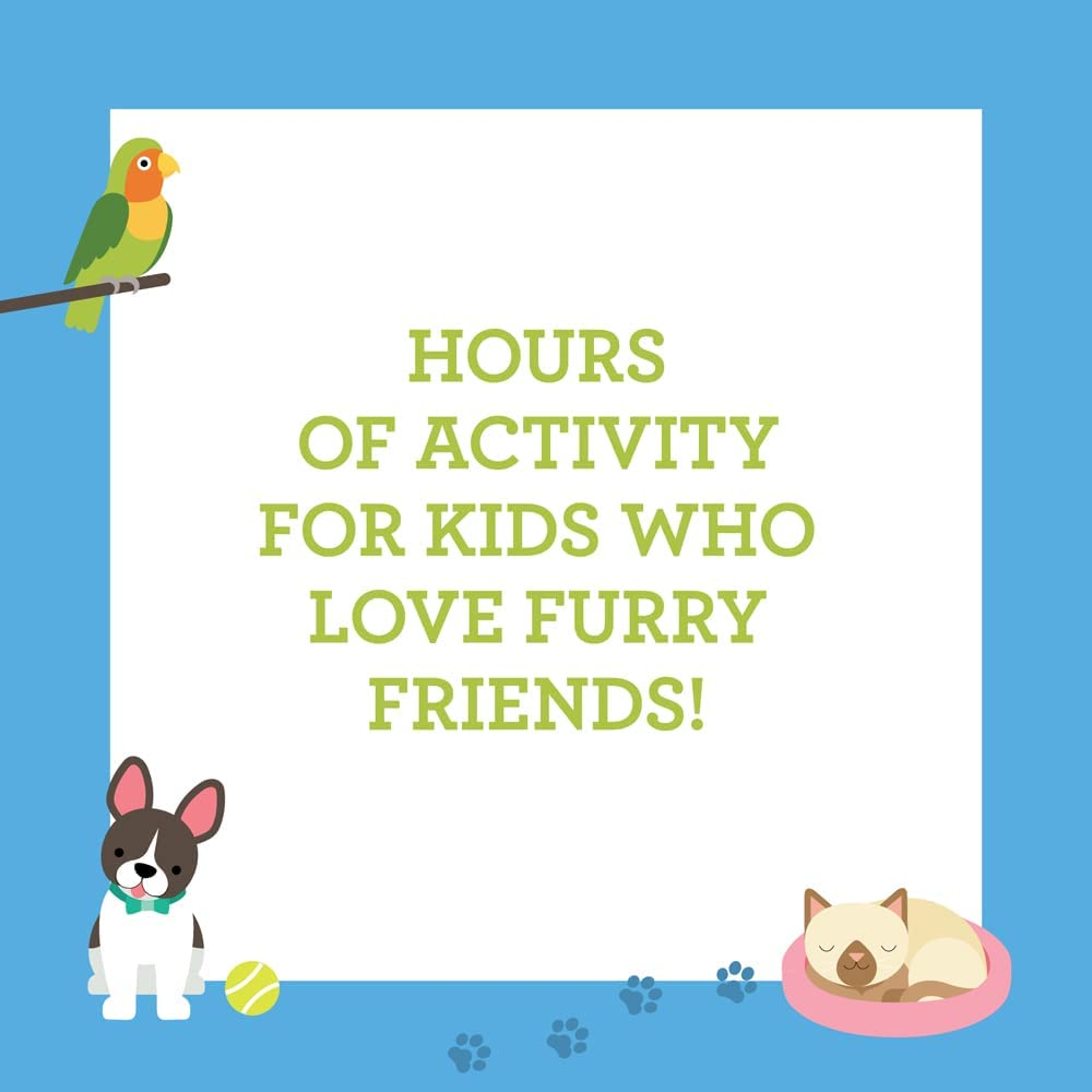 Carte de colorat + stickere - Pets - Petit Collage