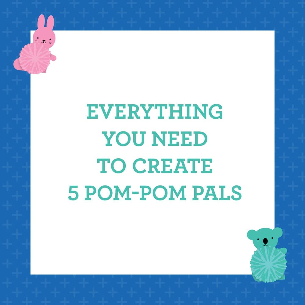 Kit creativ, Make & Play - Animalute cu Pom-Pom - Petit Collage