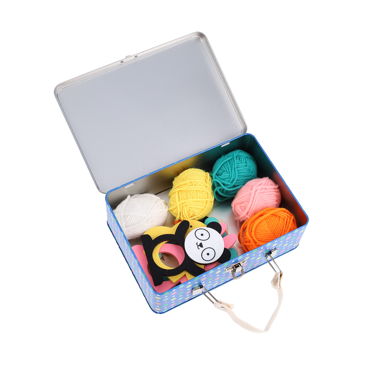 Kit creativ, Make & Play - Animalute cu Pom-Pom - Petit Collage