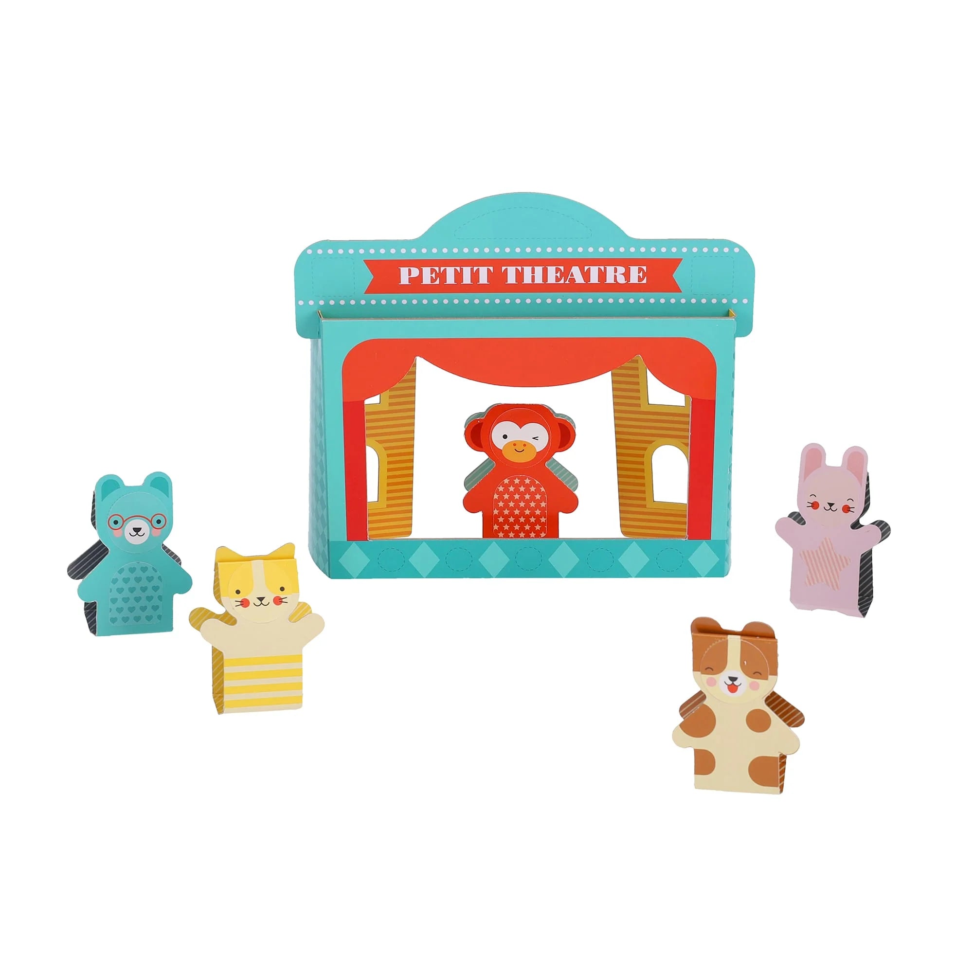 Set teatru de papusi - Petit Friends - Petit Collage