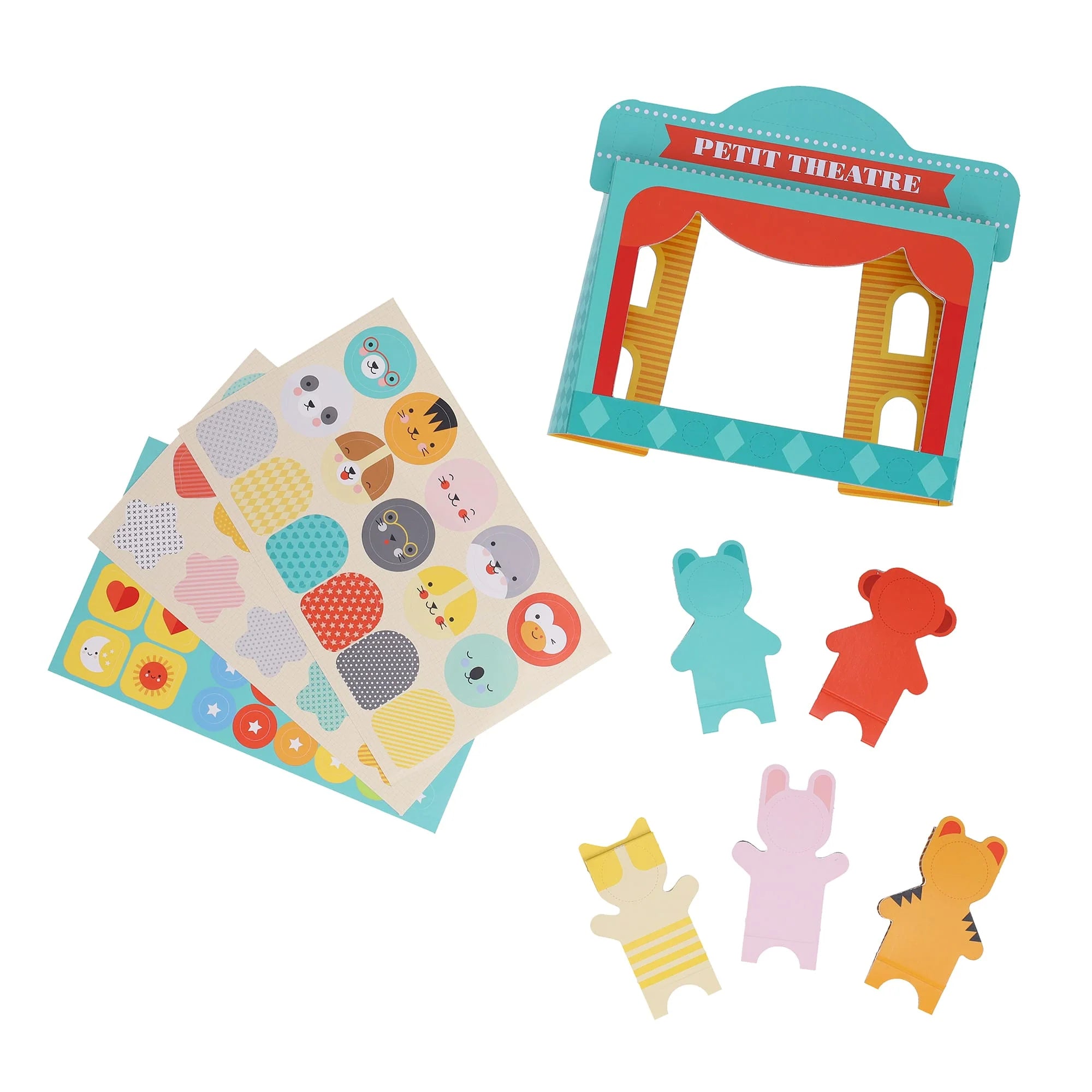 Set teatru de papusi - Petit Friends - Petit Collage