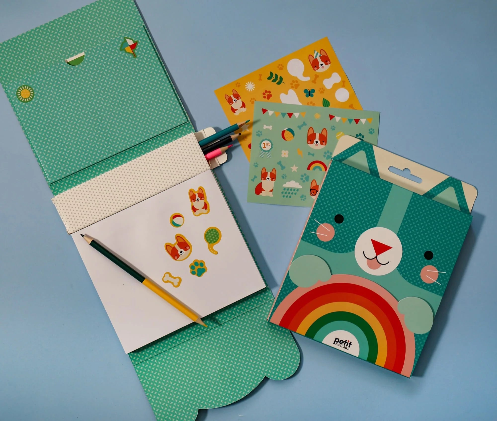 Set de creatie portabil - Kitten Sketch - Petit Collage