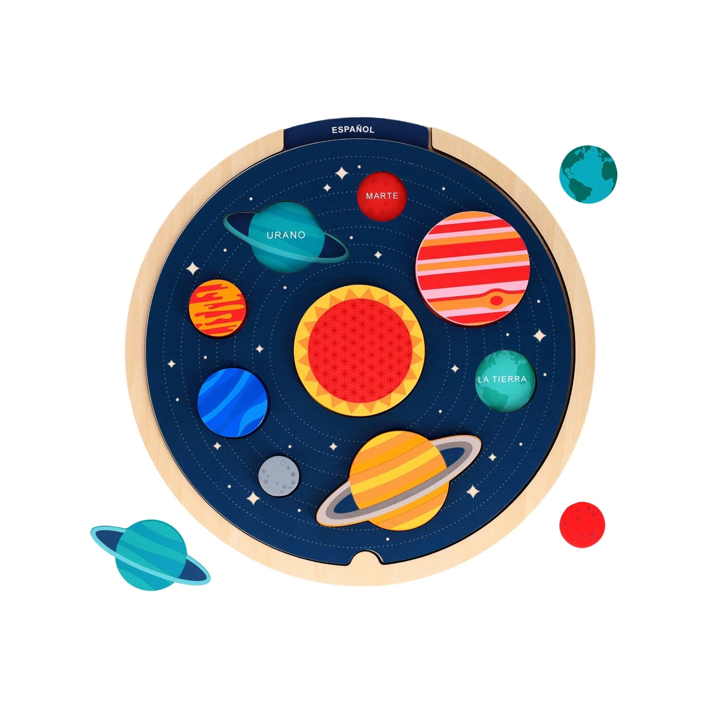 Puzzle educativ - Sistemul Solar - Petit Collage