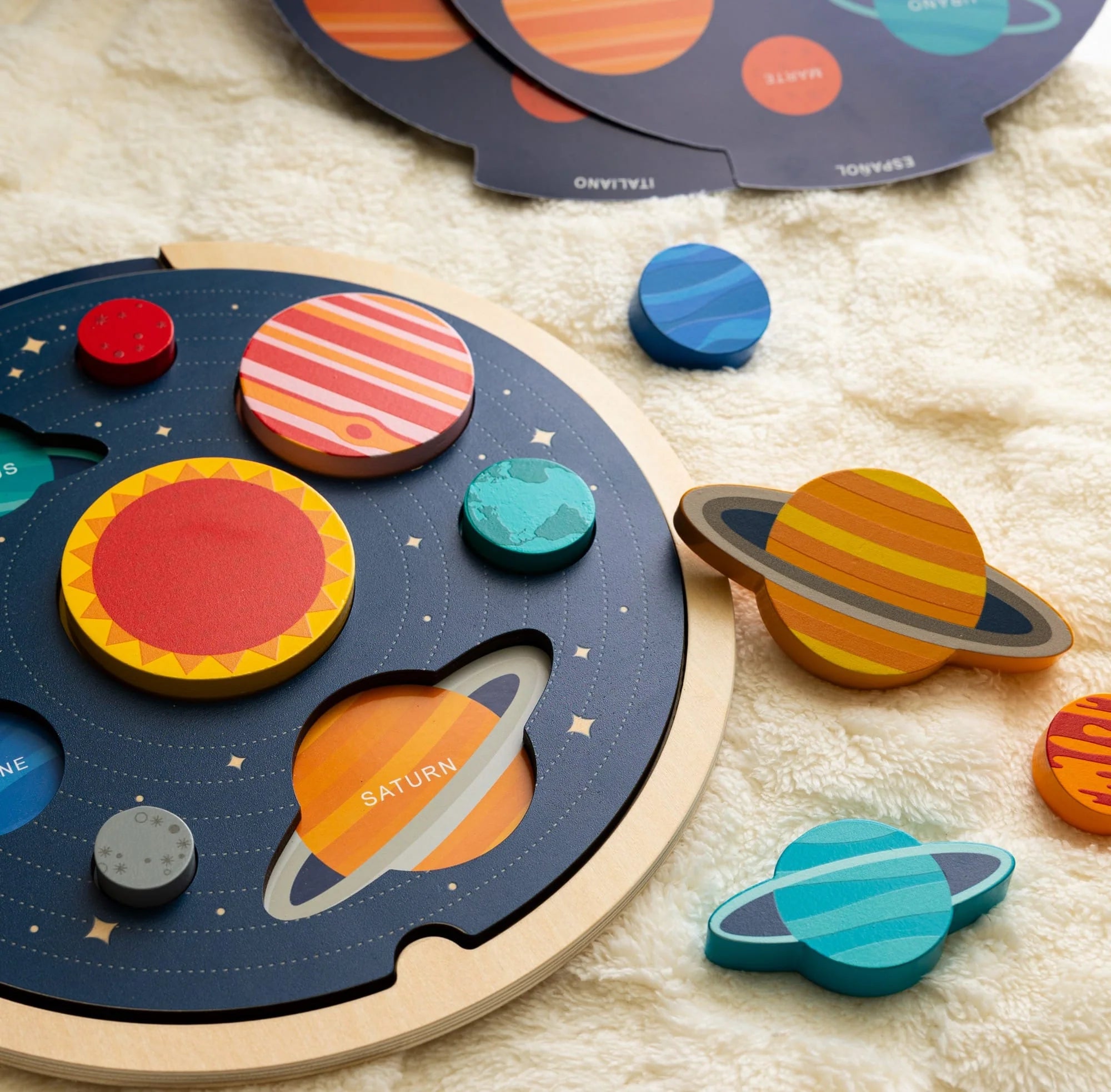 Puzzle educativ - Sistemul Solar - Petit Collage