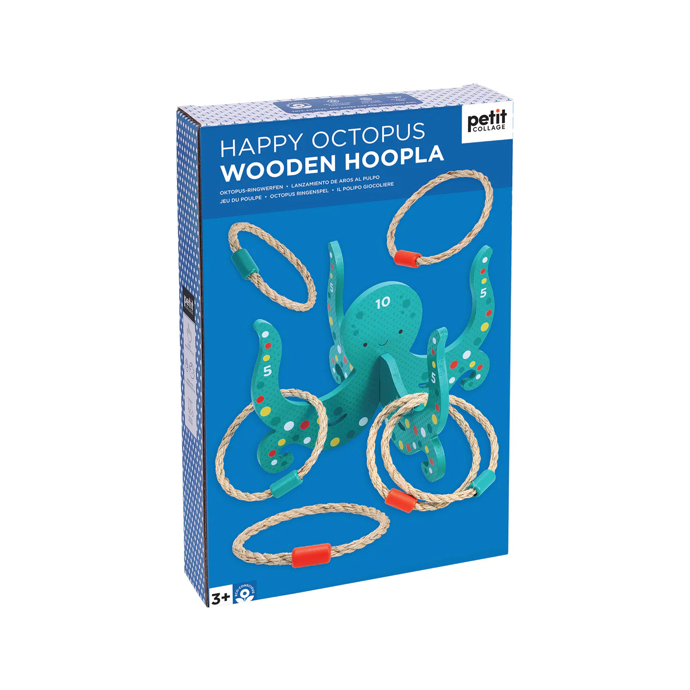 Joc activ cu inele - Happy Octopus - Petit Collage