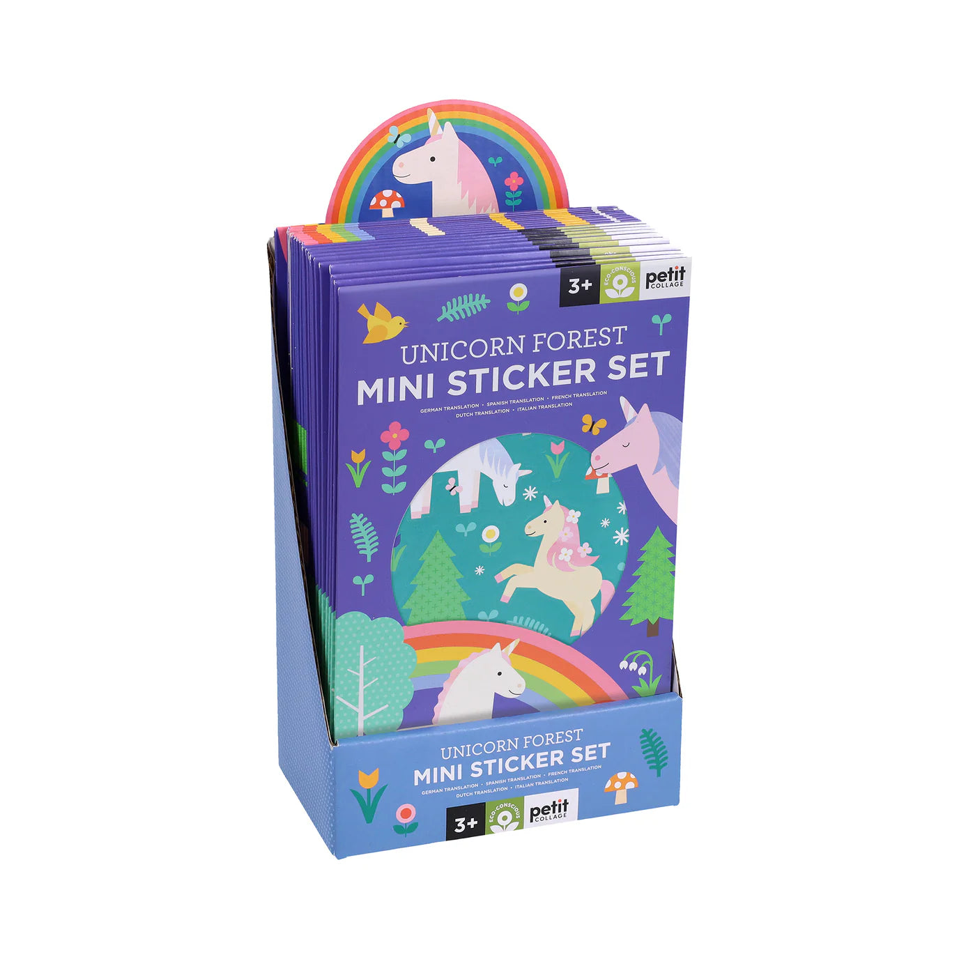 Mini set creativitate, 50+ stickere – Unicorn Forest – Petit Collage