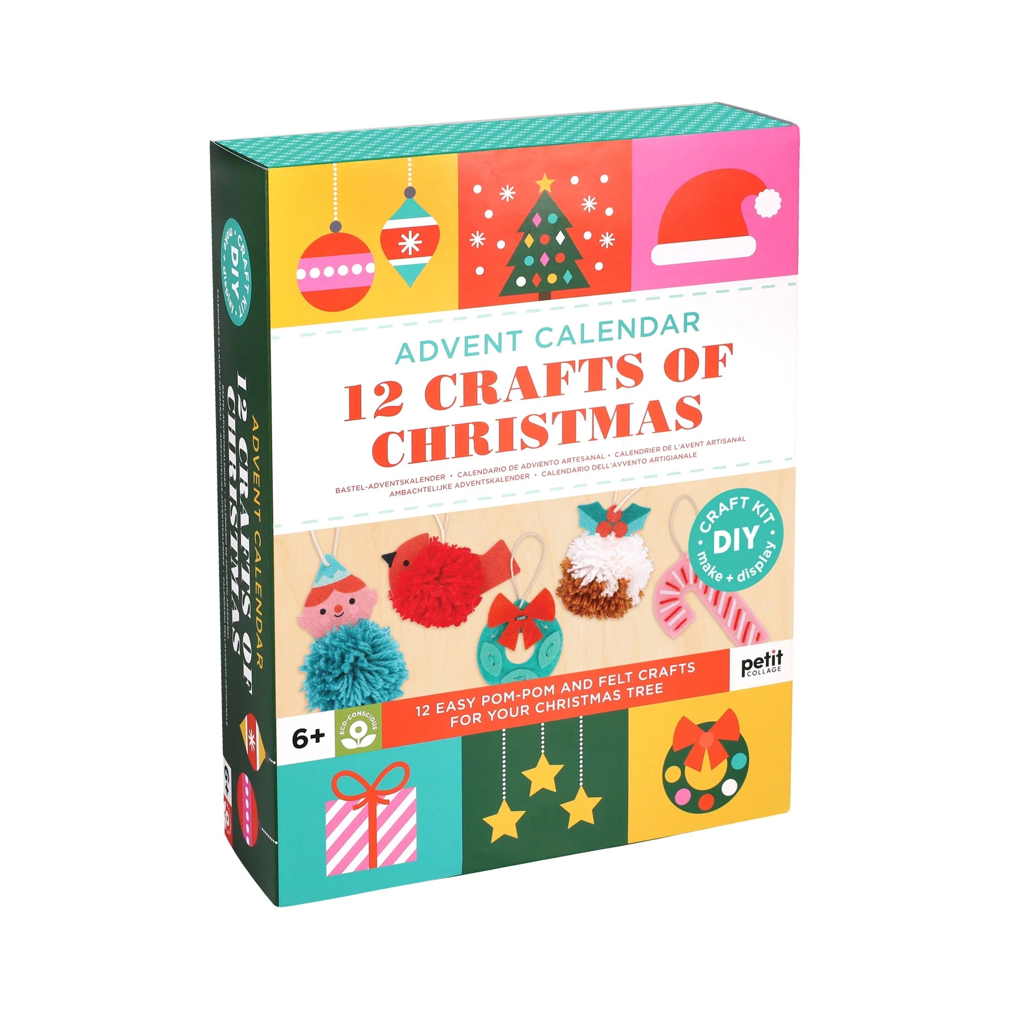 Activitati creative, Calendar Advent - 12 Crafts of Christmas - Petit Collage