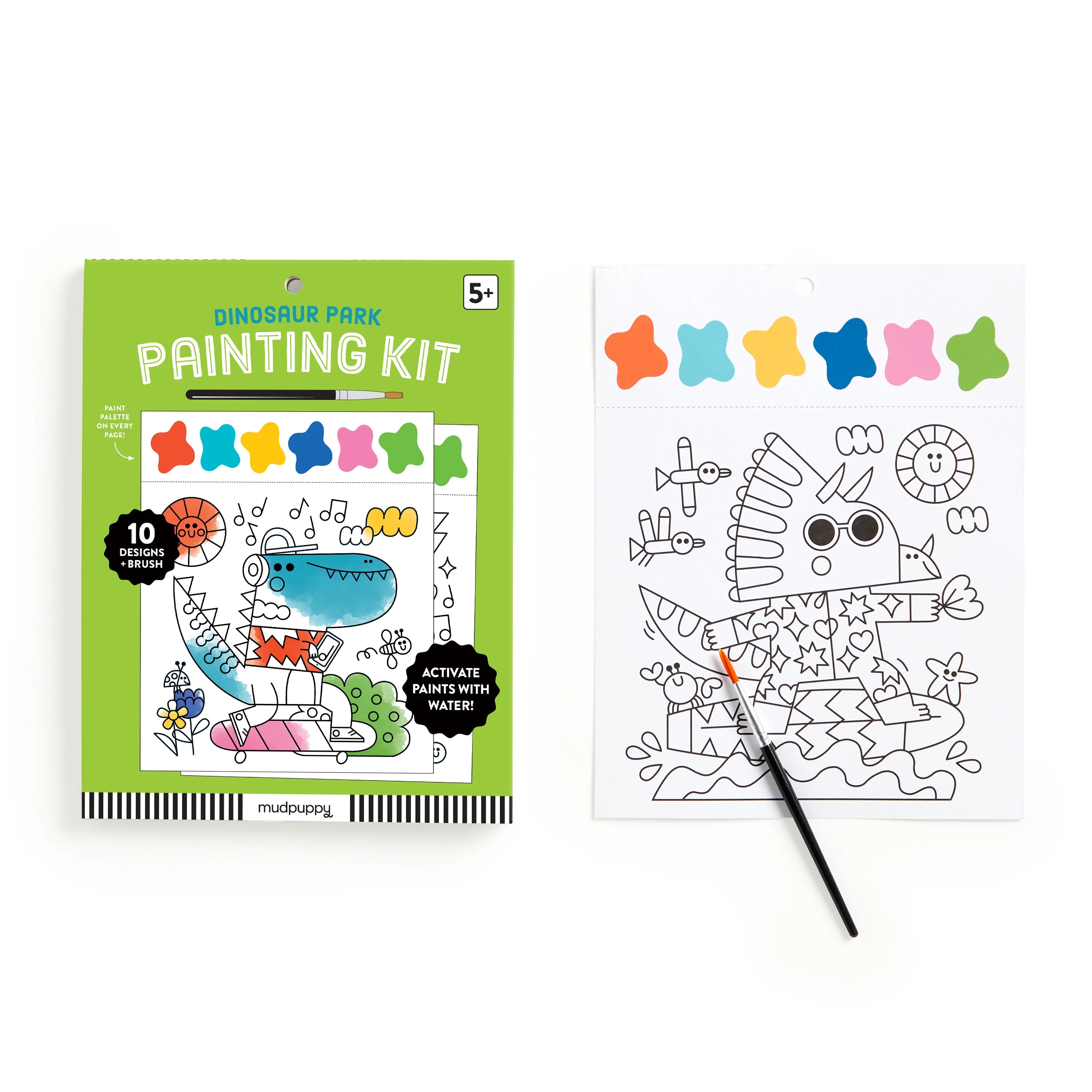Set creativ de pictura, All in One - Dinosaur Park - Mudpuppy