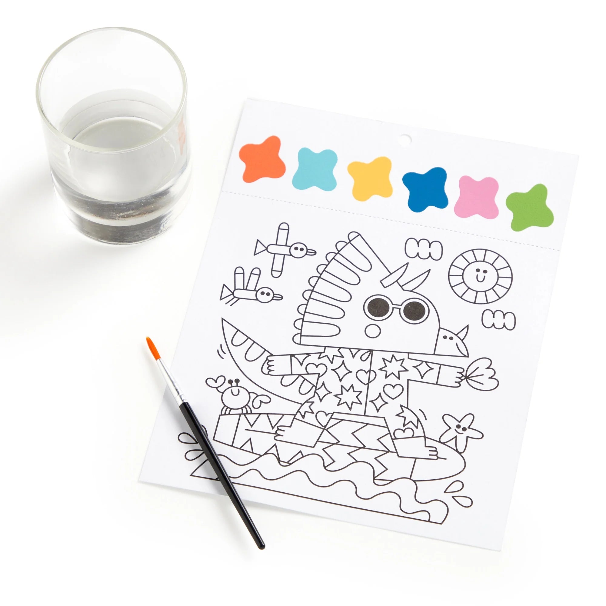 Set creativ de pictura, All in One - Dinosaur Park - Mudpuppy