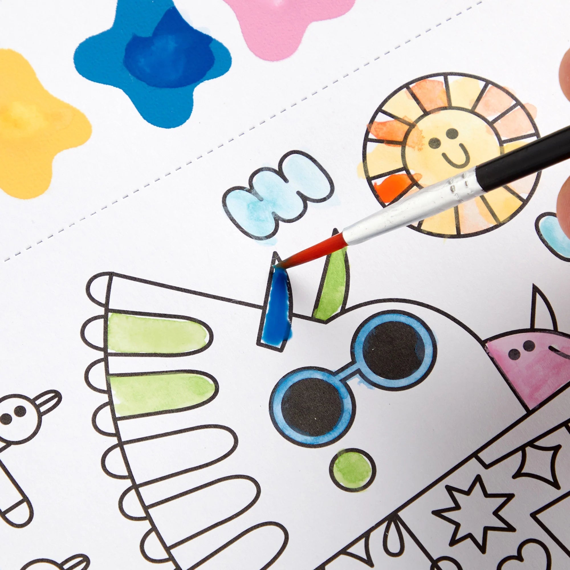 Set creativ de pictura, All in One - Dinosaur Park - Mudpuppy