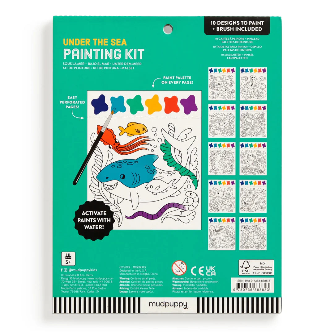 Set creativ de pictura, All in One - Under the Sea - Mudpuppy