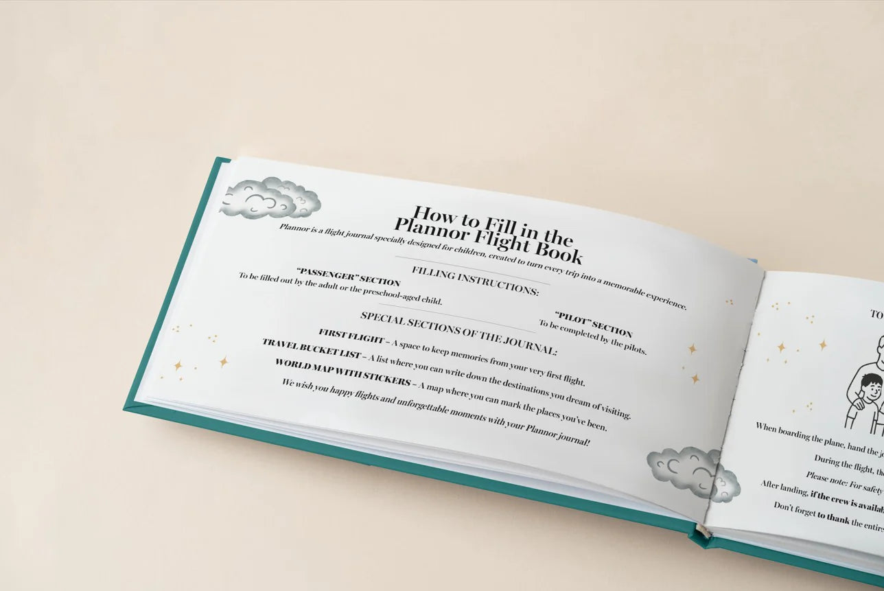 Jurnal de zbor pentru copii - Wings of Courage - Plannor