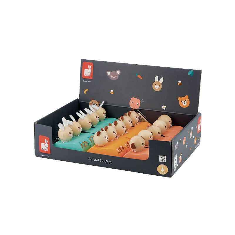 Masinuta, sistem Pull Back - Bunny - Janod
