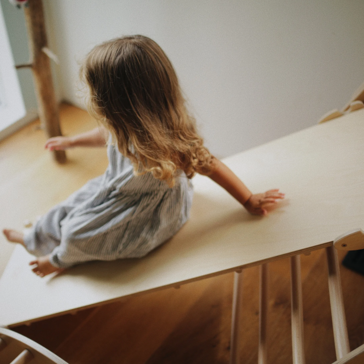 Modul Pikler, Rampa & Tobogan 2 in 1 - Kinderfeets