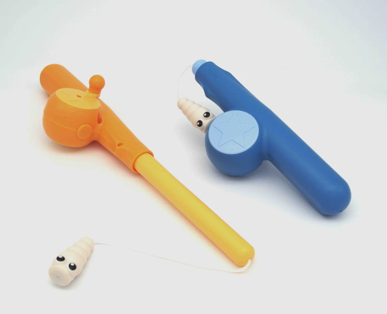 Set pliabil cu joc de pescuit pentru plaja, 11 piese - BIOplastic - compacToys
