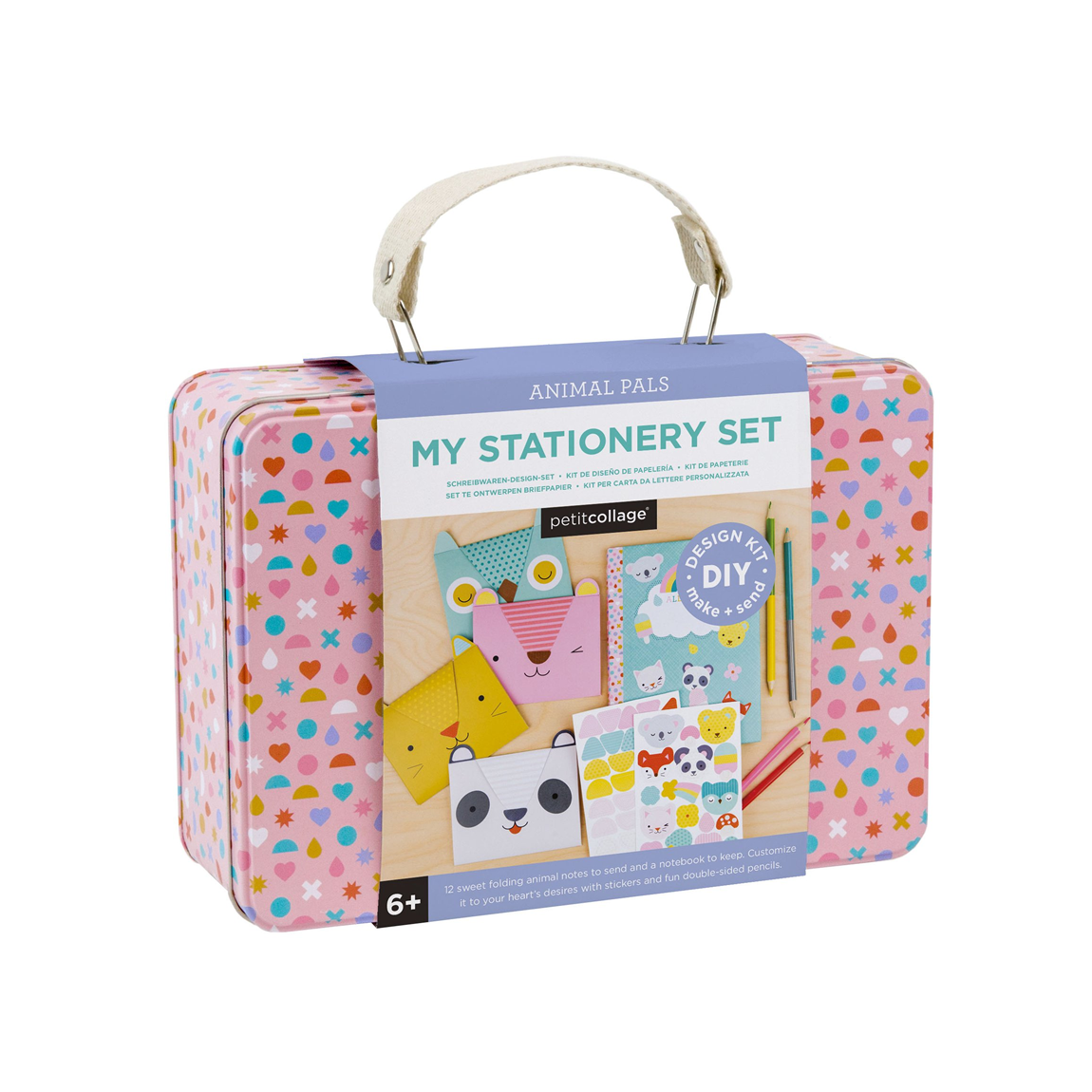 Kit creativ, Make & Send - Felicitari cu animalute - Petit Collage