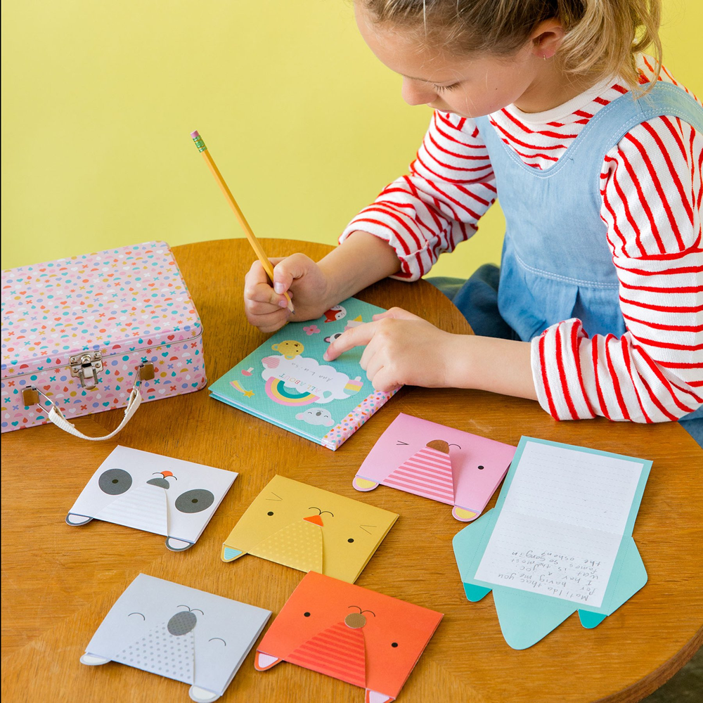 Kit creativ, Make & Send - Felicitari cu animalute - Petit Collage