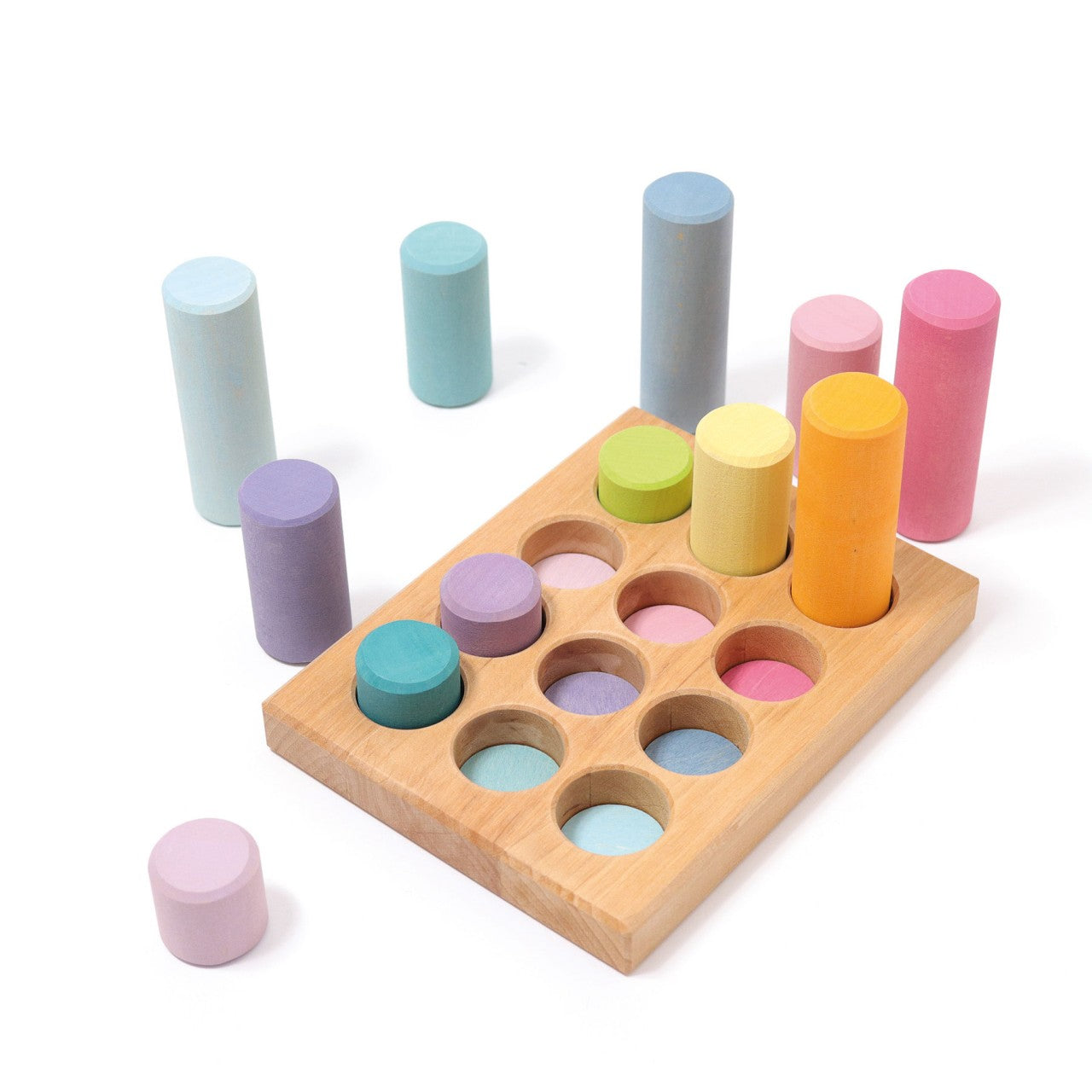 Joc de sortare & stivuire - Pastel Rollers - Grimm&