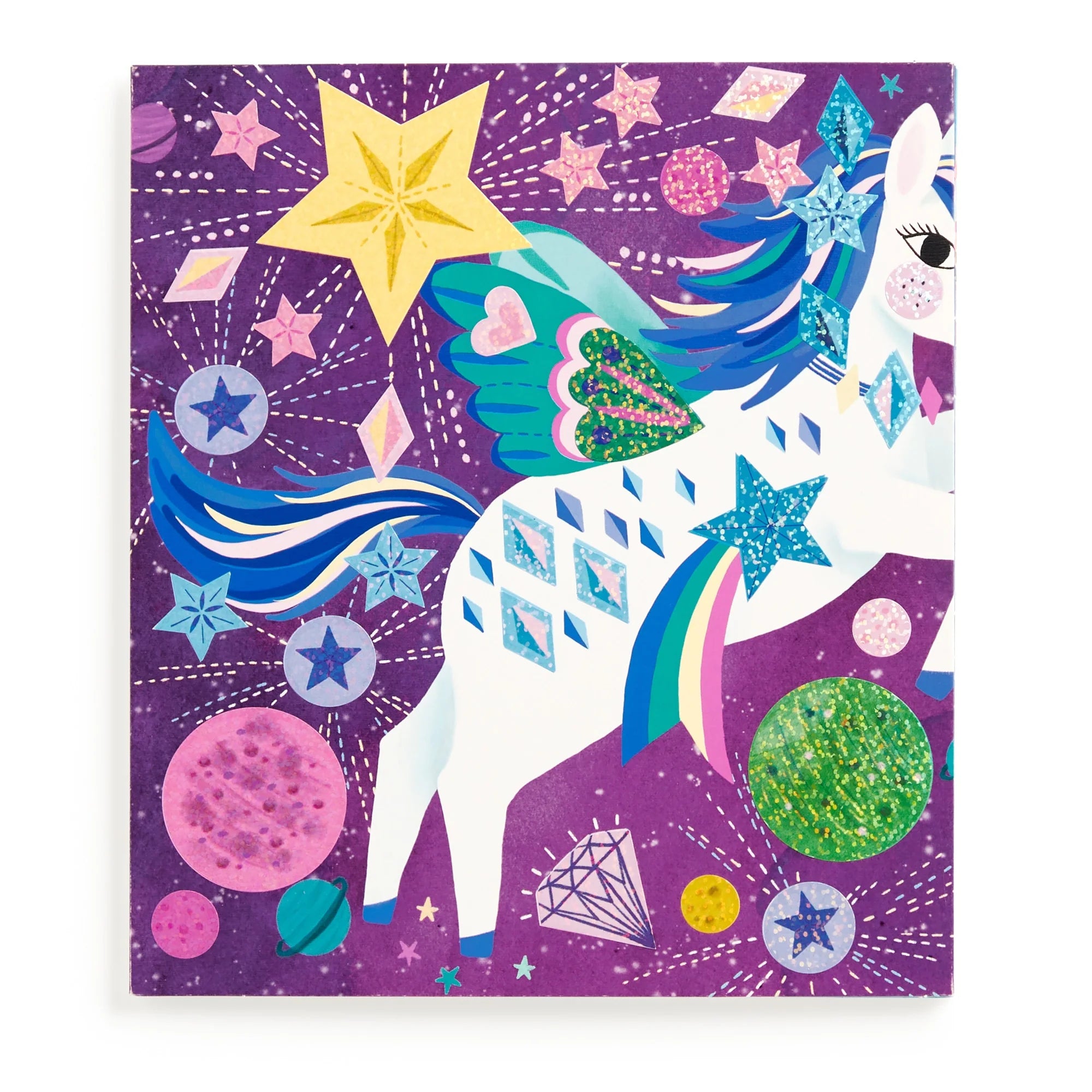 Kit creativ, Sticker Sparkle - Unicorn Magic - Mudpuppy