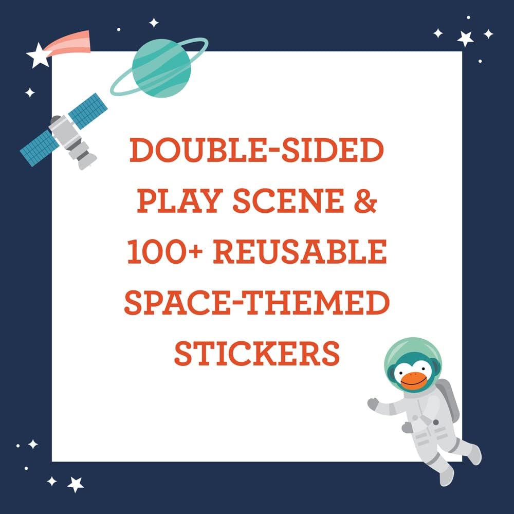 Mapa de activitati, 100+ stickere - Space Discovery - Petit Collage