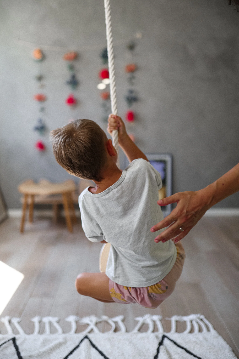 Leagan disc din lemn - Kinderfeets