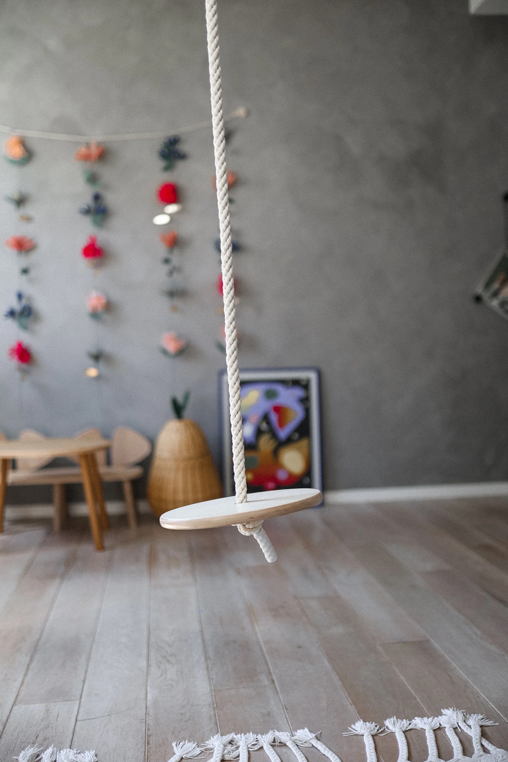 Leagan disc din lemn - Kinderfeets