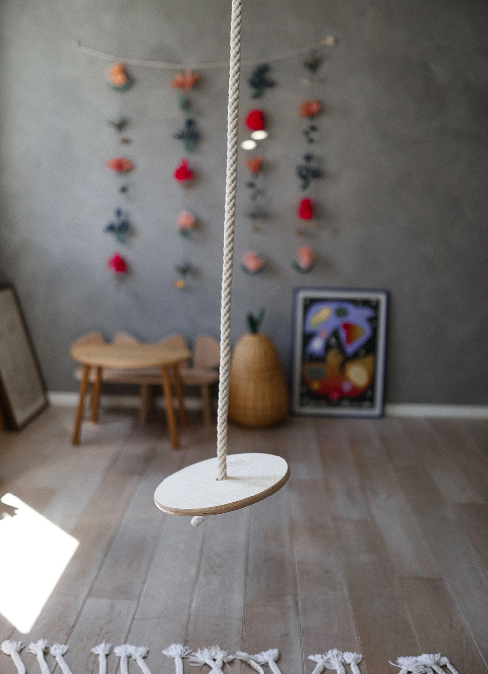 Leagan disc din lemn - Kinderfeets