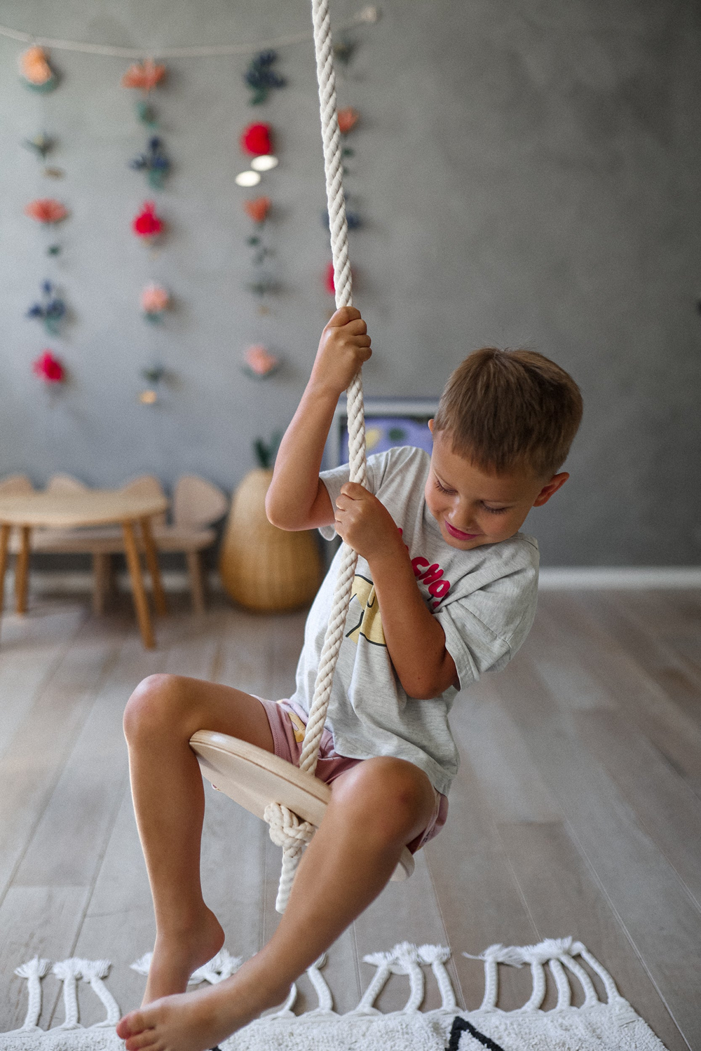 Leagan disc din lemn - Kinderfeets