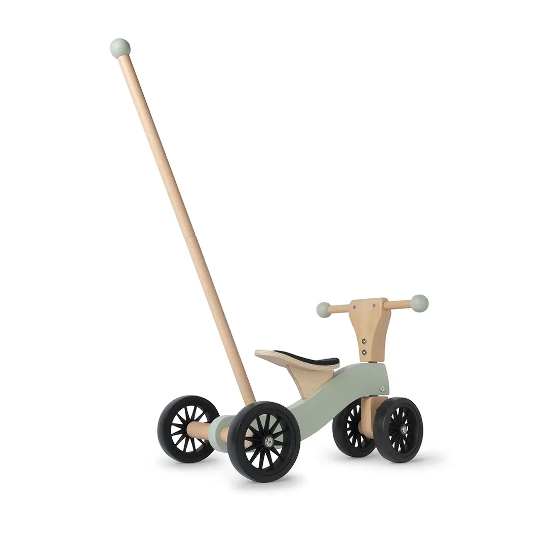 Vehicul cu 4 roti + stick de impingere - Tiny Glider - Kinderfeets