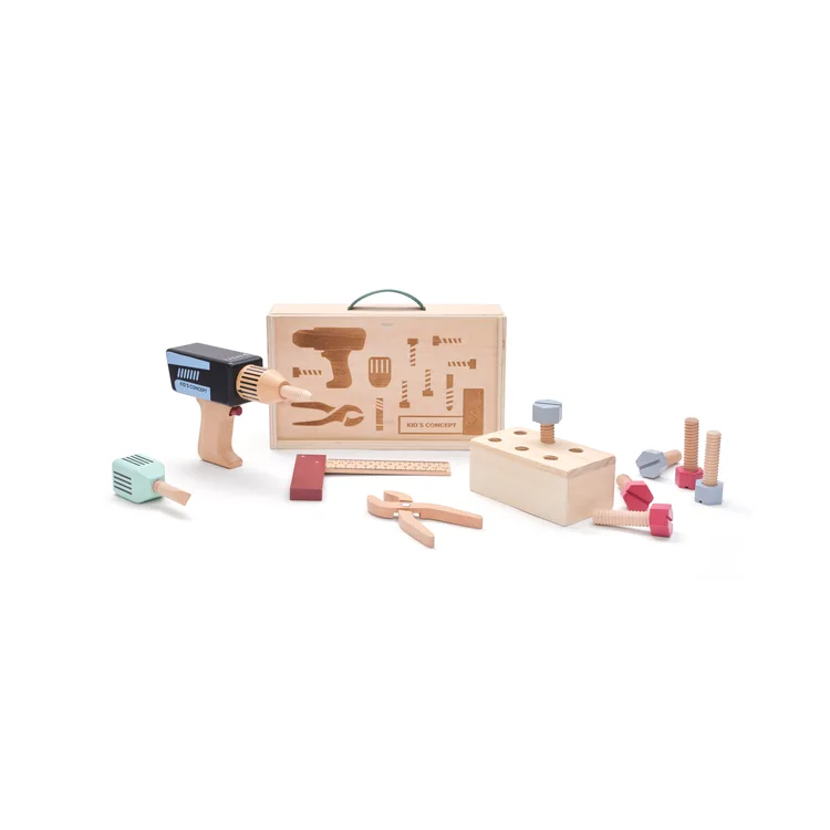 Bormasina + accesorii, set de scule pentru Role Play - Kid&