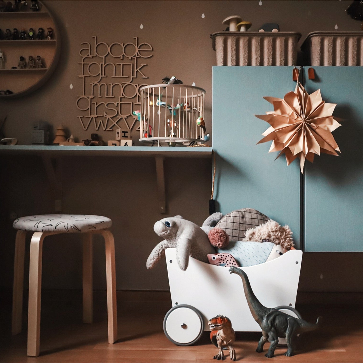 Cutie pentru jucarii + Antemergator - Kinderfeets
