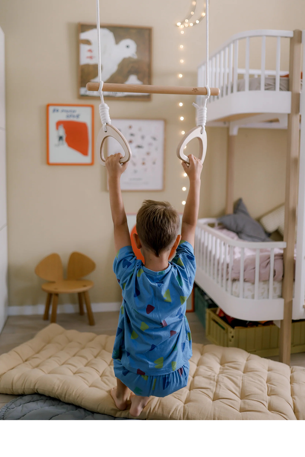 Trapez cu inele pentru copii - Kinderfeets