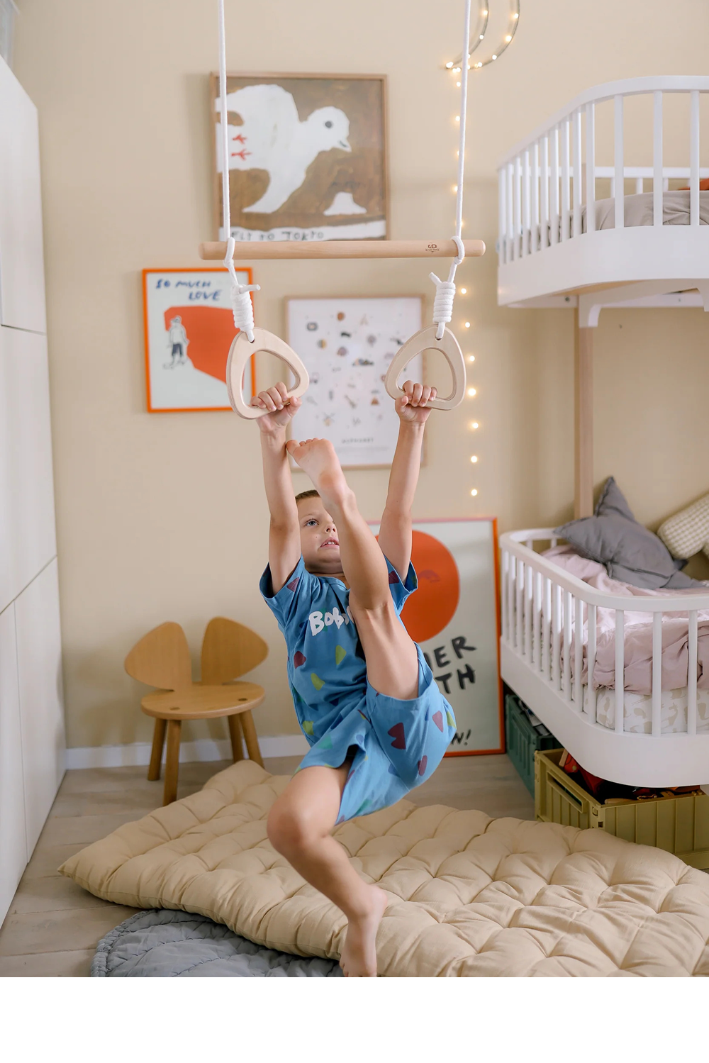 Trapez cu inele pentru copii - Kinderfeets