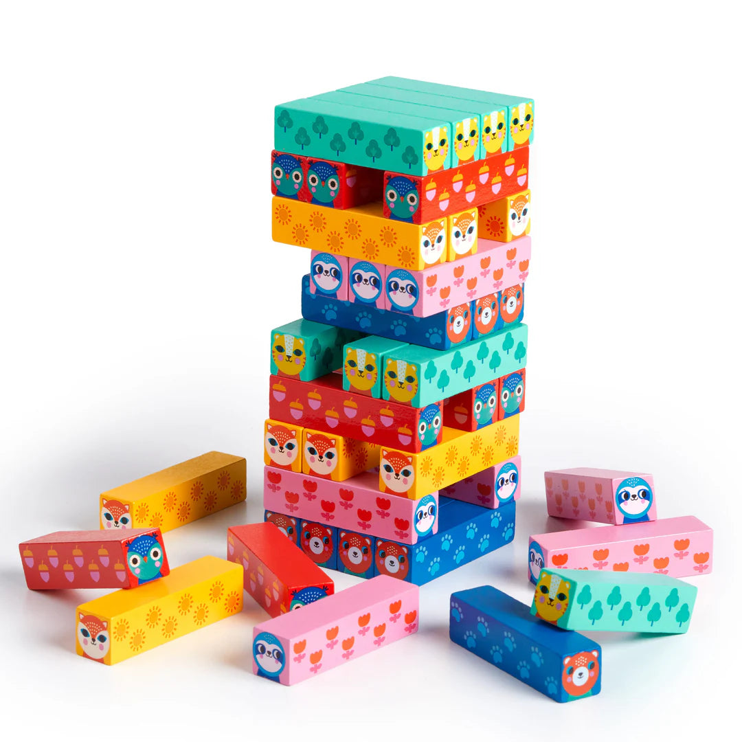Joc de echilibru - Wild Wobble Tower - Mudpuppy