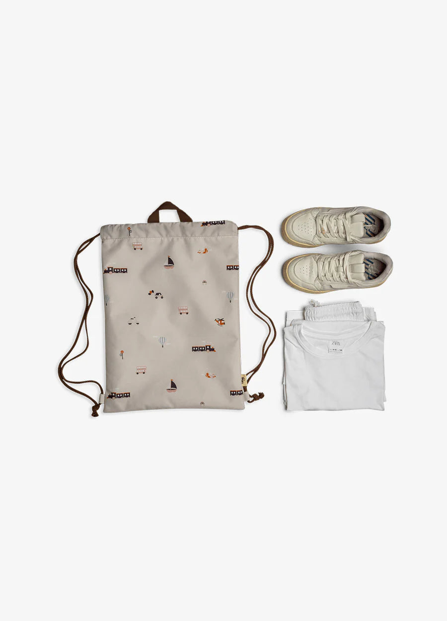 Saculet impermeabil - Mini Vehicles - Citron