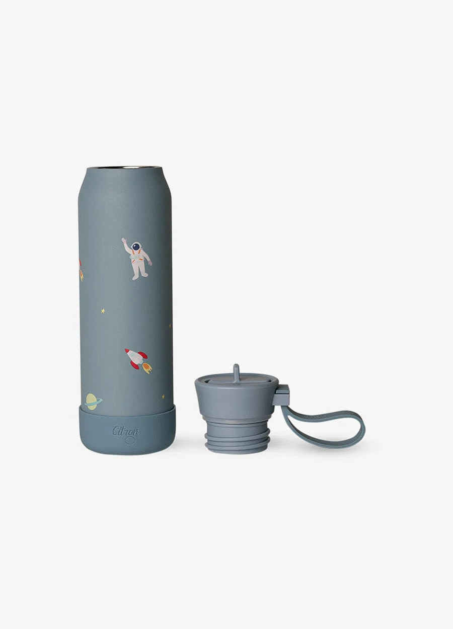 Sticla de apa termoizolanta - Spaceship, 350 ml - Citron